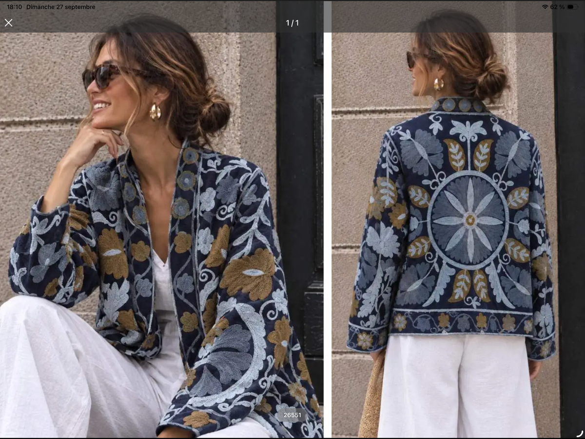 Veste Cotton d Inde